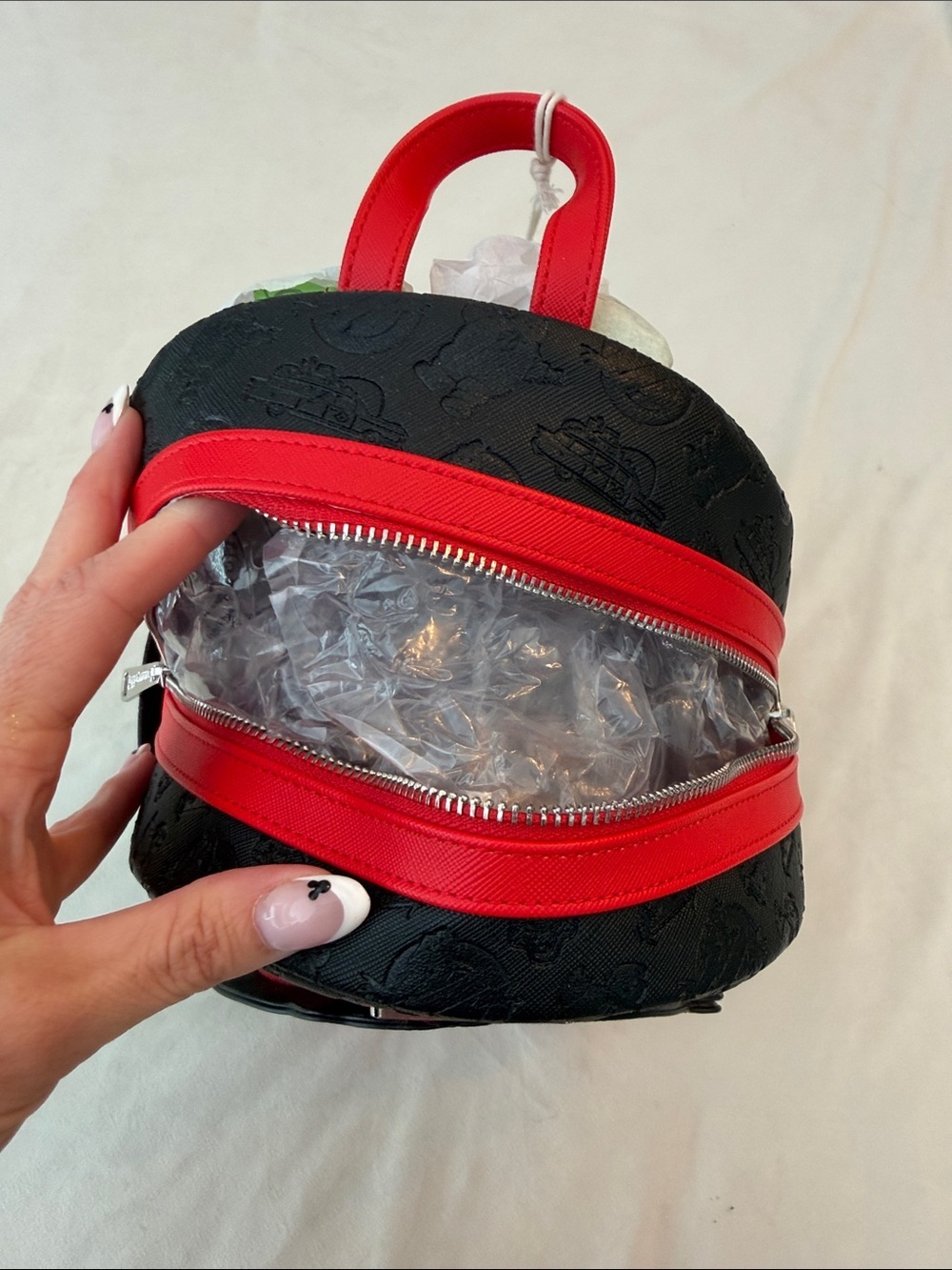 NWT! Loungefly Black and Red Ghostbusters OG Mini Backpack - Picture 6 of 6